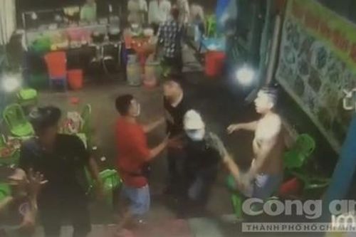 Tạm giữ nhóm thanh niên ăn nhậu rồi đánh nhau, đánh luôn người dân