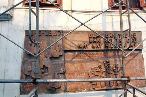 Bức phù điêu tại 61 Trần Phú sẽ được giữ nguyên trạng