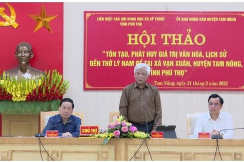 Phú Thọ: Tôn tạo, phát huy giá trị văn hóa, lịch sử Đền thờ Lý Nam Đế