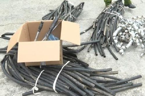 Bắt đối tượng cắt trộm dây cáp điện, phá hoại của công