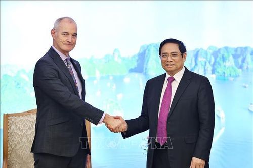 Thủ tướng Phạm Minh Chính tiếp Chủ tịch Đại học RMIT Australia