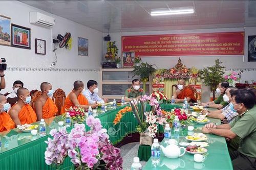 Thăm, chúc Tết Chôl Chnăm Thmây tại Cà Mau