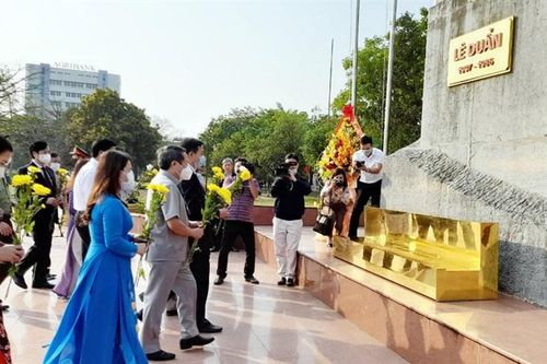 Quảng Trị tổ chức kỷ niệm 115 năm ngày sinh Tổng Bí thư Lê Duẩn