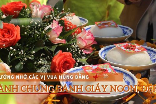 Giỗ Tổ Hùng Vương: Nô nức hội thi bánh chưng, bánh giầy truyền thống