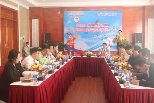 Vận động thành lập Liên đoàn Karate Việt Nam