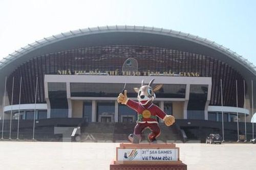 Cận cảnh nhà thi đấu hình con rùa hiện đại phục vụ môn cầu lông tại Sea Games 31