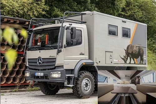 Xe tải Mercedes-Benz Project Rhino độ nhà di động đầy 'sang chảnh'