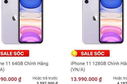 iPhone 11 giảm giá 'sập sàn'