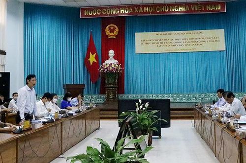 Giám sát việc thực hành tiết kiệm, chống lãng phí tại UBND tỉnh An Giang