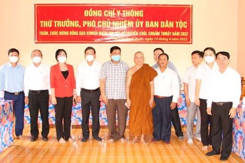 Đoàn công tác Ủy ban Dân tộc thăm chúc Tết cổ truyền Chol Chnam Thmay tại Đồng Nai