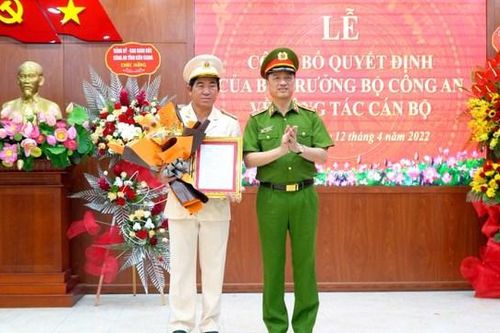 Bộ Công an bổ nhiệm Cục trưởng, Giám đốc Công an