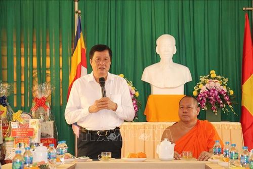 Cần Thơ: Thăm, chúc tết Chôl Chnăm Thmây năm 2022