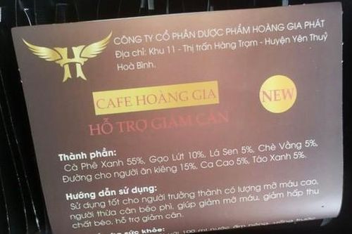 Tìm thấy thêm chất cấm trong cafe giảm cân Hoàng Gia