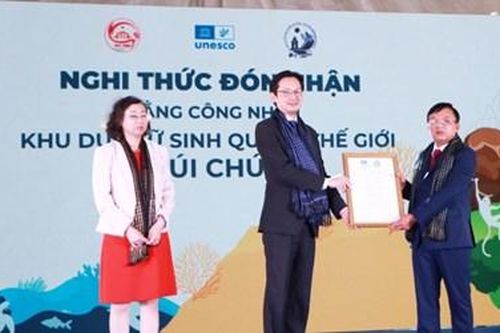 Đón Bằng công nhận Khu dự trữ sinh quyển thế giới Núi Chúa, Ninh Thuận
