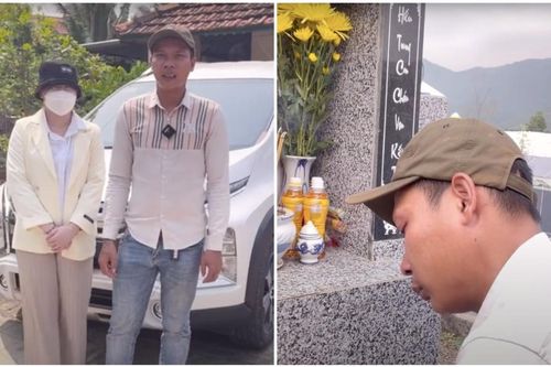Lộc Fuho khóc nghẹn khi về thăm mộ mẹ: Giờ con có tiền cũng không cho mẹ được