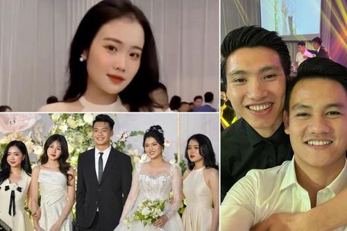 Đoàn Văn Hậu và bạn gái cũ Hoàng Anh Ốc chạm mặt ở đám cưới Thành Chung
