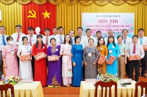 Khai mạc Hội thi Giảng viên lý luận chính trị giỏi tỉnh Đồng Tháp năm 2022