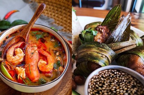 Mâm cơm hội tụ đủ tinh hoa ẩm thực Thái Lan trong dịp Lễ hội té nước Songkran