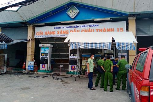 Cháy tại Cửa hàng xăng dầu số 15 thuộc Công ty xăng dầu Châu Thành