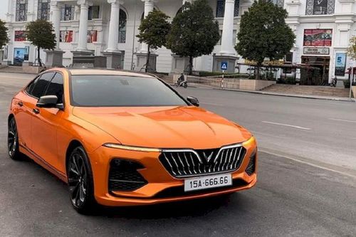 VinFast Lux A2.0 biển 'ngũ quý 6' độc nhất Việt Nam thay áo mới