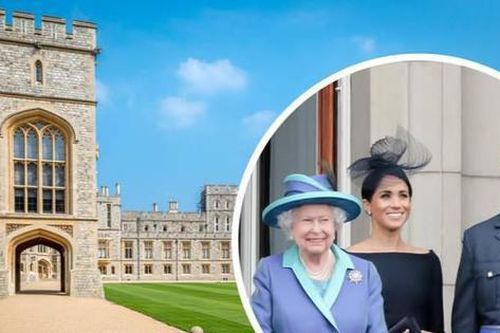 Vợ chồng Harry bất ngờ thăm Nữ hoàng Elizabeth