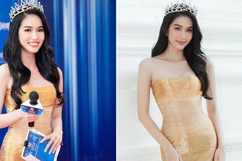 Á hậu Phương Anh và thí sinh Miss World Vietnam 'bắn' tiếng Anh, tiếng Pháp trên thảm đỏ