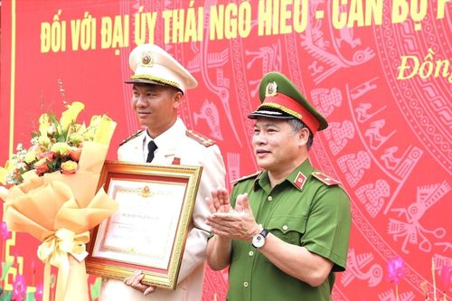 Đồng Nai: Trao Huân chương dũng cảm tặng Đại úy Thái Ngô Hiếu