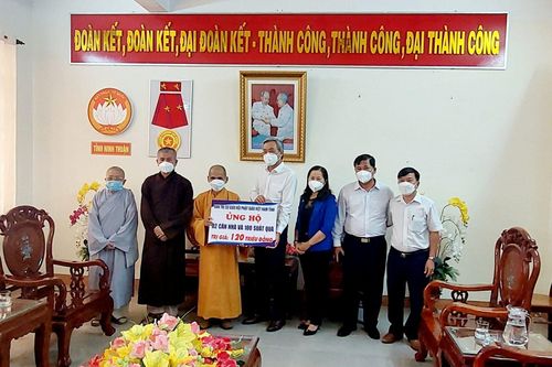 Ninh Thuận: Hoạt động thiện nguyện chào mừng Đại hội đại biểu Phật giáo tỉnh
