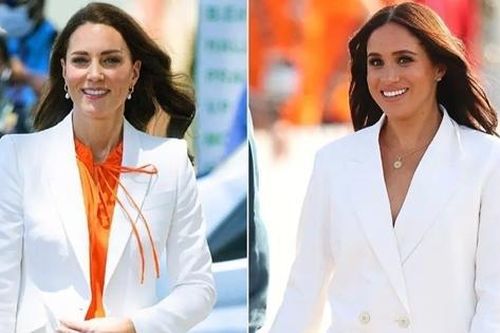 Meghan Markle có mặt ở châu Âu: Mặc gần giống Công nương Kate, được khen vì hành động đẹp