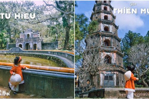 Theo chân 'hướng dẫn viên nhí' 1.5 tuổi tham quan tất tần tật cảnh đẹp khi đến với xứ Huế mộng mơ