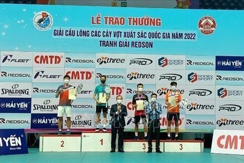 Kết thúc Giải cầu lông các cây vợt xuất sắc quốc gia năm 2022