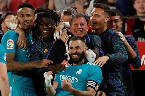 Real Madrid thắng ngược Sevilla ở phút 90+2