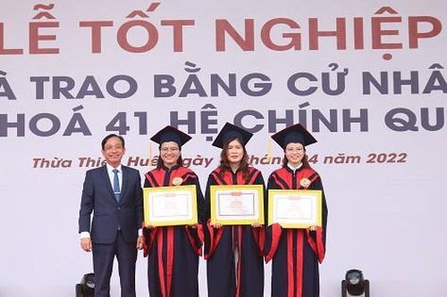 Trường ĐH Luật, ĐH Huế trao bằng cử nhân cho hơn 800 sinh viên
