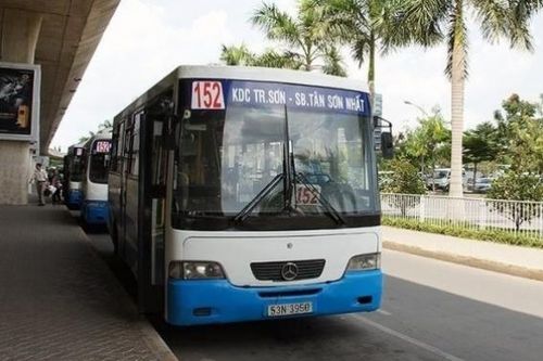Lộ trình 2 tuyến xe buýt đón khách ở ga quốc nội sân bay Tân Sơn Nhất