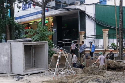 Thành phố Vinh đẩy mạnh thi công các công trình thoát nước để chống ngập