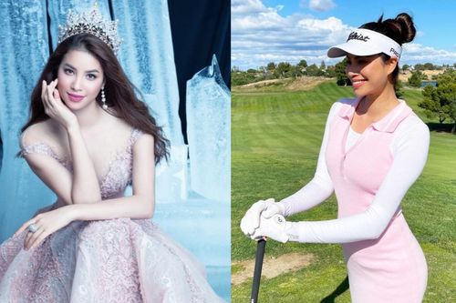 Tưởng Phạm Hương mải chơi golf bên Mỹ không về Việt Nam, ai dè cô úp mở thế này khiến fan 'bấn loạn'