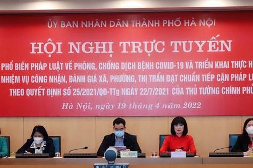 Hà Nội: Hội nghị trực tuyến toàn thành phố về phổ biến giáo dục pháp luật
