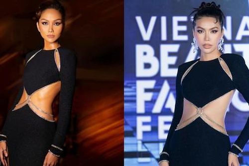 'Đụng hàng' váy khoét lưng táo bạo, H'Hen Niê và Minh Tú đọ sắc cực nóng bỏng