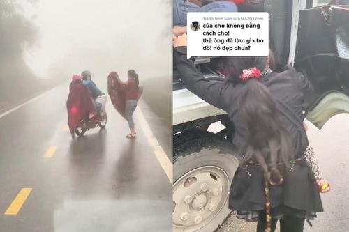 Xúc động cảnh tài xế cho 2 mẹ con đi nhờ đoạn đèo lạnh, đến cuối vẫn tiếc 1 điều