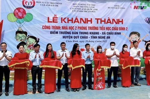 Phó Chủ tịch HĐND tỉnh dự lễ khánh thành công trình phòng học tại Quỳ Châu