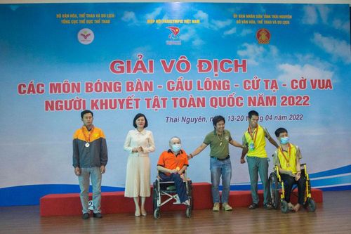 Hoàn tất thi đấu giải thể thao dành cho người khuyết tật