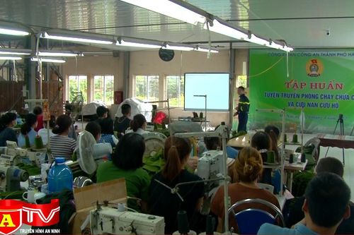 Nâng cao nhận thức về PCCC và CNCH cho đoàn viên, công đoàn