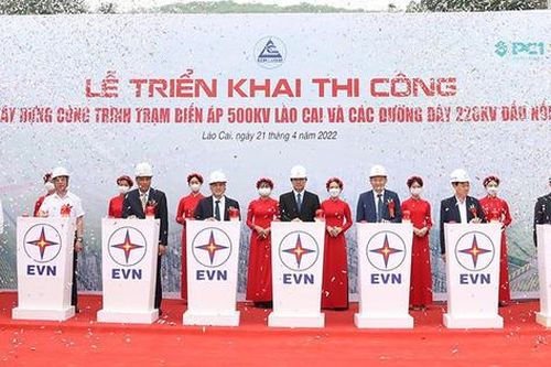 Khởi công TBA 500 kV Lào Cai và các đường dây đấu nối