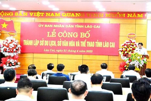 Chính thức ra mắt Sở Du lịch Lào Cai