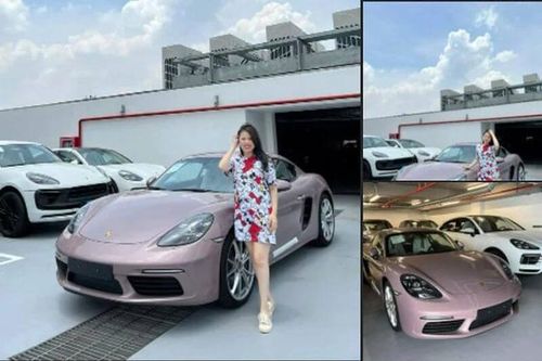 Cận cảnh Porsche 718 Cayman từ 3,6 tỷ của 'dân chơi' Hằng Túi