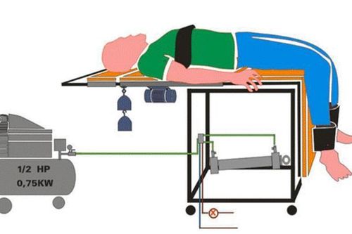 Học sinh chế tạo giường điều trị cột sống