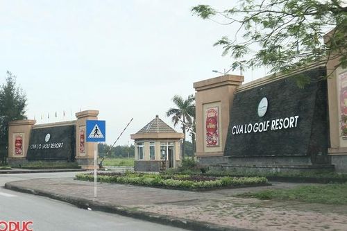 Hình ảnh dự án chậm tiến độ làm xấu bộ mặt thị xã biển Cửa Lò