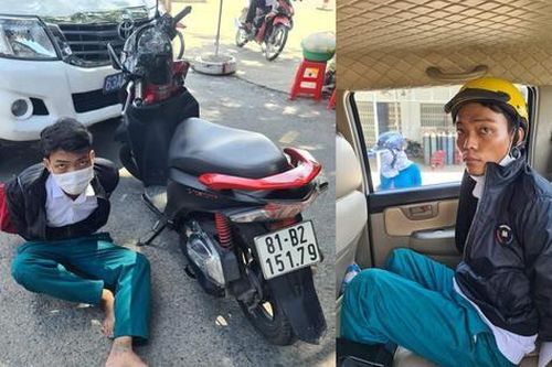 Cảnh sát giao thông Tiền Giang bắt đối tượng trộm xe máy có 2 tiền án