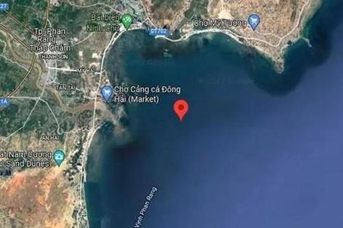 Chưa phát hiện vết dầu loang sau vụ tàu hàng chìm trên vùng biển Ninh Thuận