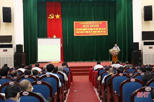 Trang bị nghiệp vụ công tác hòa giải cơ sở cho gần 150 bí thư, thôn trưởng ở TX Kỳ Anh